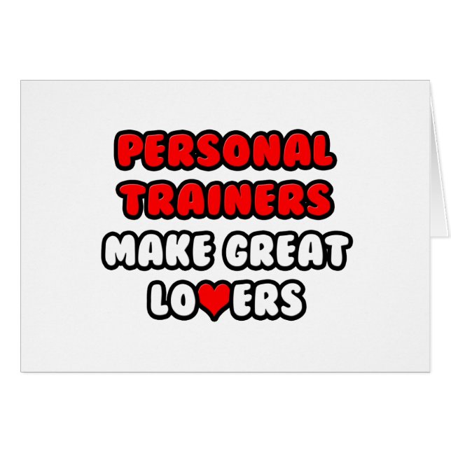 Les formateurs personnels font de grands amoureux (Devant horizontal)