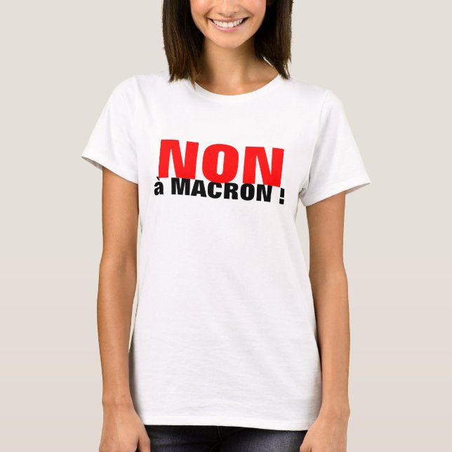 Les Francais choisissent le NON - t-shirt femme (Devant)