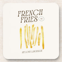 Les Fries Françaises Sont Mon Dessous de verre De
