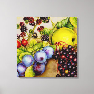 Les fruits de l'art de toile de peinture de