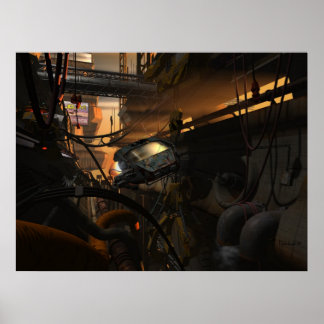 Les futurs bandits - affiche cyberpunk