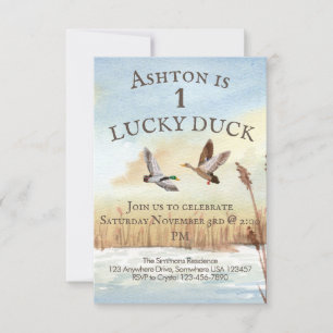 Les garçons Chasse Invitation