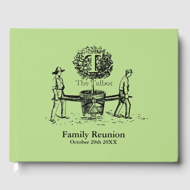 Les Gardeners Famille Réunion Livre d'Invité Perso (Recto)