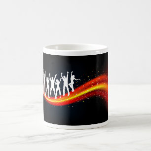 Les gens dansent Silhouettes Mug