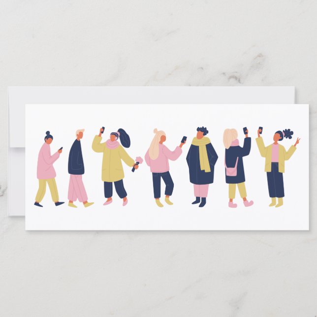 Les gens des médias sociaux (Devant)