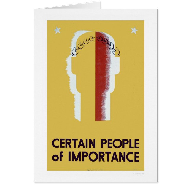 Les gens d'importance WPA 1937 (Devant)