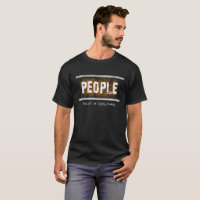 Les GENS pas un T-shirt antisocial drôle de grande