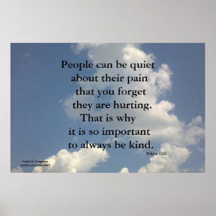 LES GENS PEUVENT ÊTRE CALME NIKITA GILL POSTER