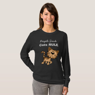 Les gens sont nuls, les chats règnent T-shirt