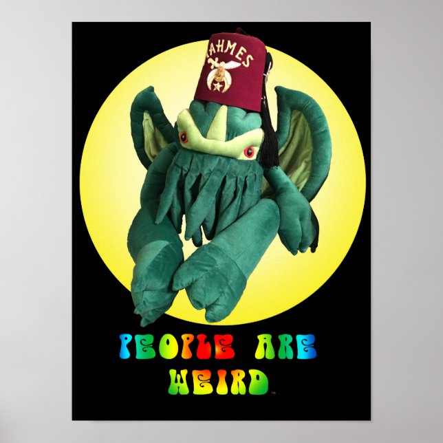 Les Gens Sont Une Poster Étrange (Devant)