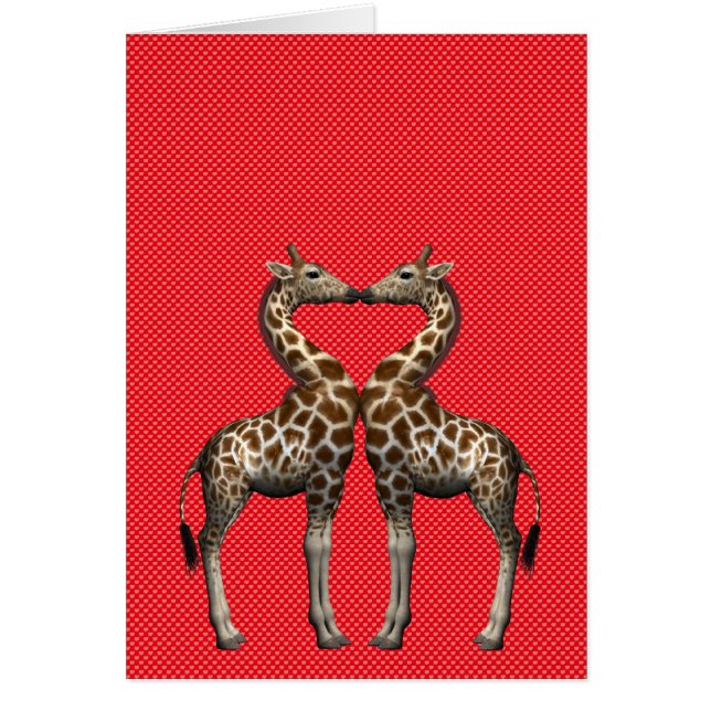 Les girafes amoureuses (Devant)