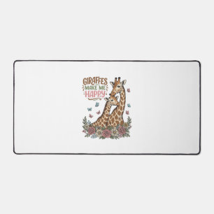 Les girafes me rendent heureux, design de chemise
