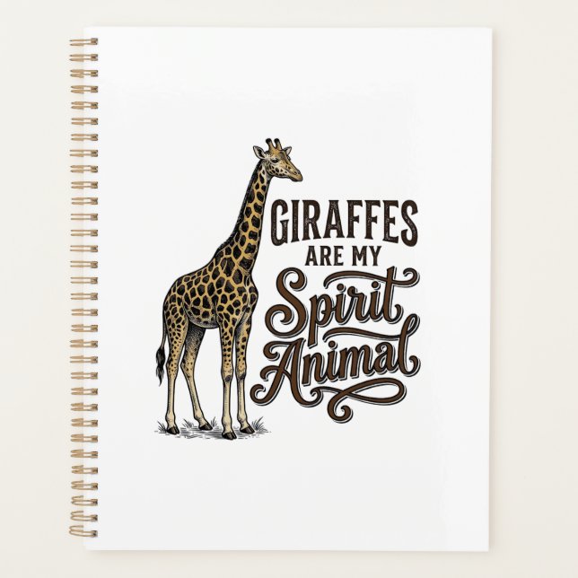 Les girafes sont mon animal spirituel conception d (Devant)