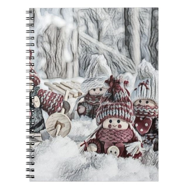 Les Gnomes dans un Carnet de paysages hivernaux (Devant)