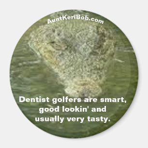 Les golfeurs de dentition s'amusent Gator Magnet