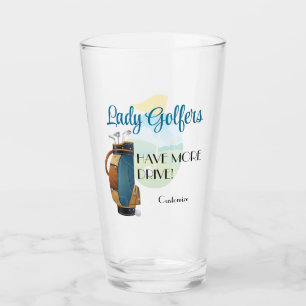 Les Golfeurs Lady Ont Plus De Lecteur Verre Tumble