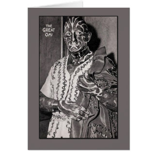 Les grandes cartes d'interprète de cirque de l'OMI