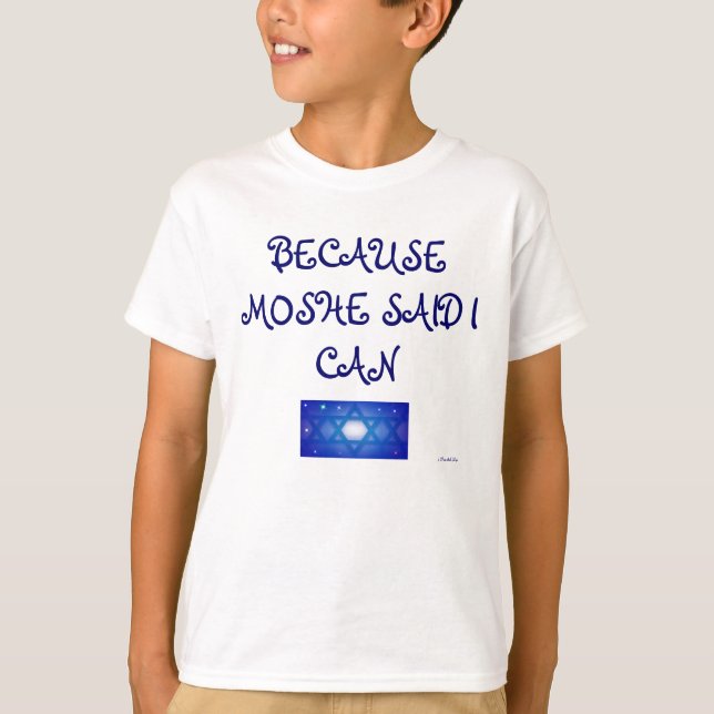 LES GRANDS ENFANTS T-SHIRT POUR HANOUKKA (Devant)