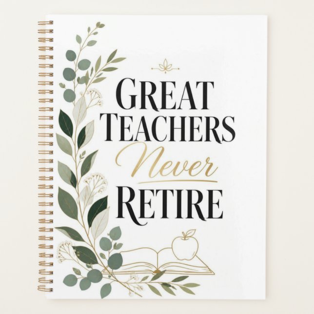 Les Grands Enseignants ne Prennent Jamais Leur Ret (Devant)