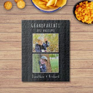 "Les grands-parents sont géniaux" Photo Puzzle