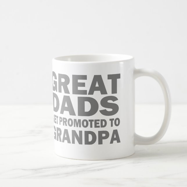 Les Grands Pères Sont Promus À Grandpa Coffee Mug (Droite)
