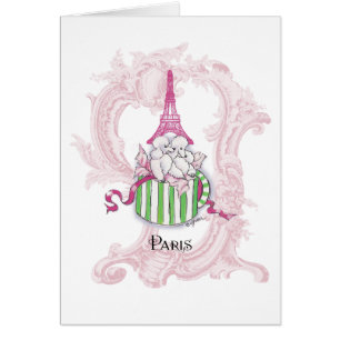Les gribouillis de la tour Eiffel rose dans la bo