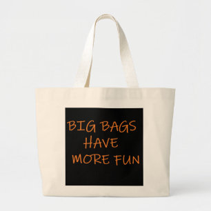 Les gros sacs ont des mots plus amusants en noir