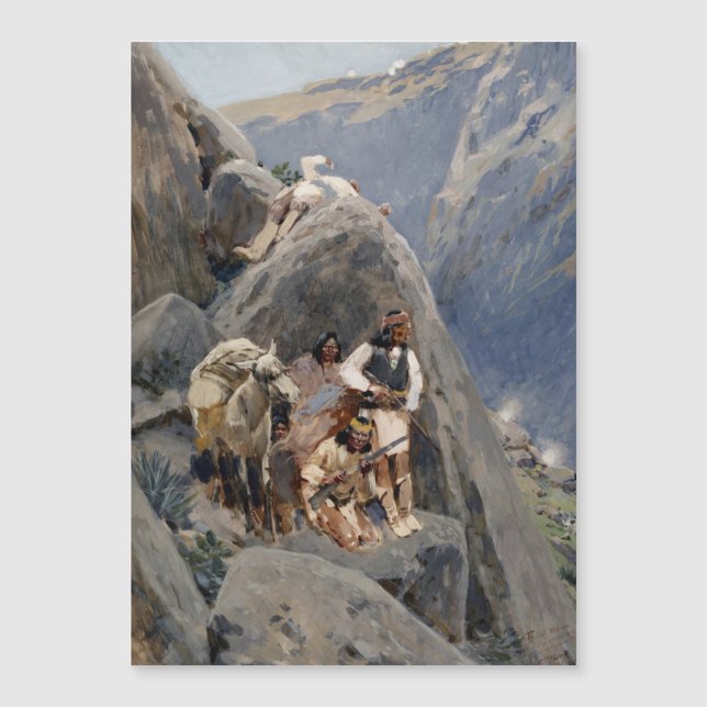 Les guerriers d'Apache : une embuscade sur la cava (Devant)