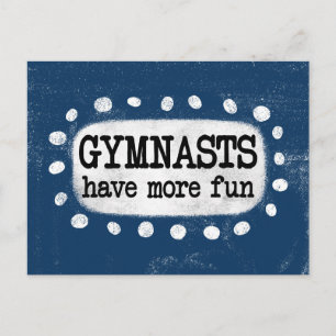 Les Gymnastes Ont Plus De Carte Postale Amusante