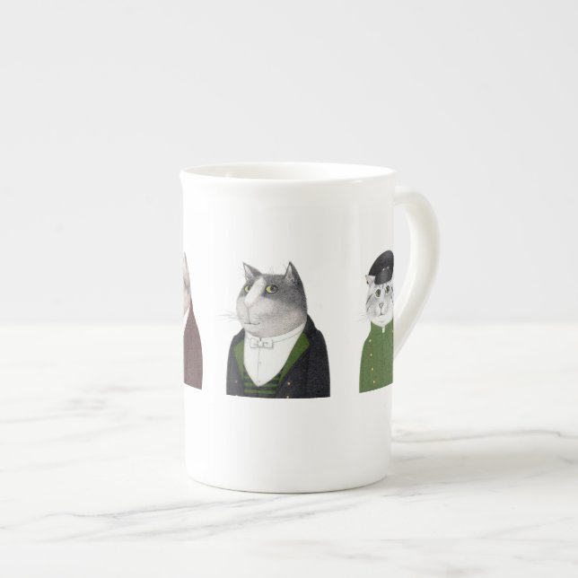 LES HOMMES CHAUSSURES Bone China Mug (Devant droit)