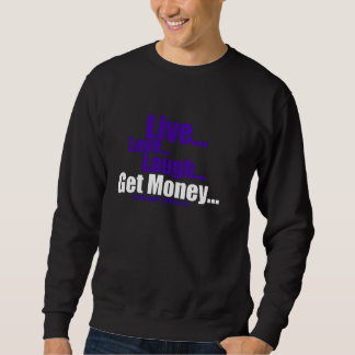 Les hommes obtiennent le sweatshirt d'encolure ras