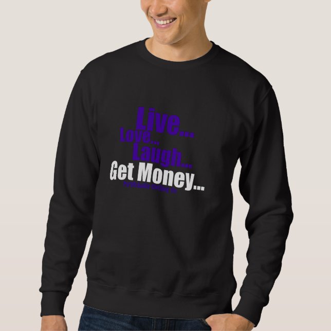 Les hommes obtiennent le sweatshirt d'encolure ras (Devant)