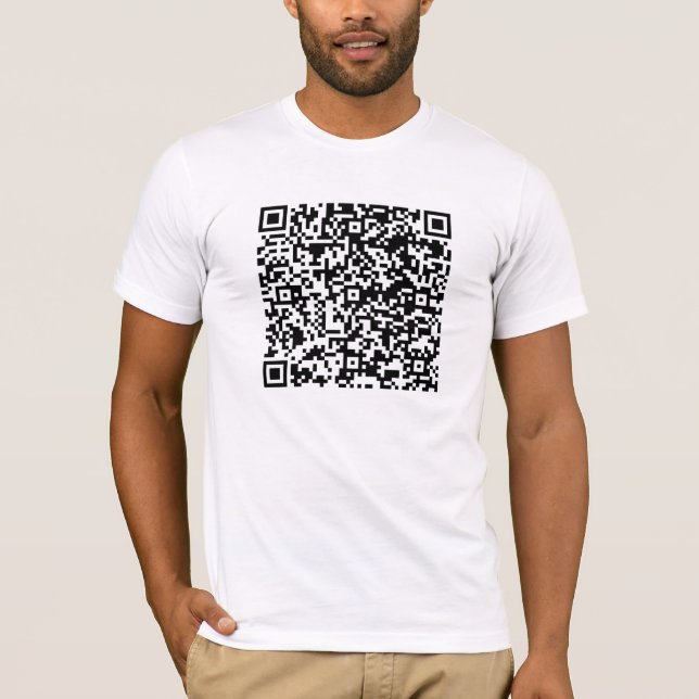 Les hommes sont le T-shirt de code du QR des (Devant)