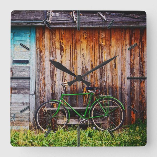 Les Horloges Murales The Green Bicycle 1 (Recto)
