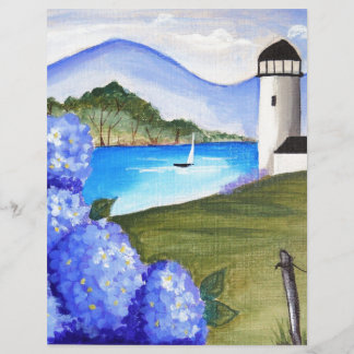 Les hortensias au bord de la baie