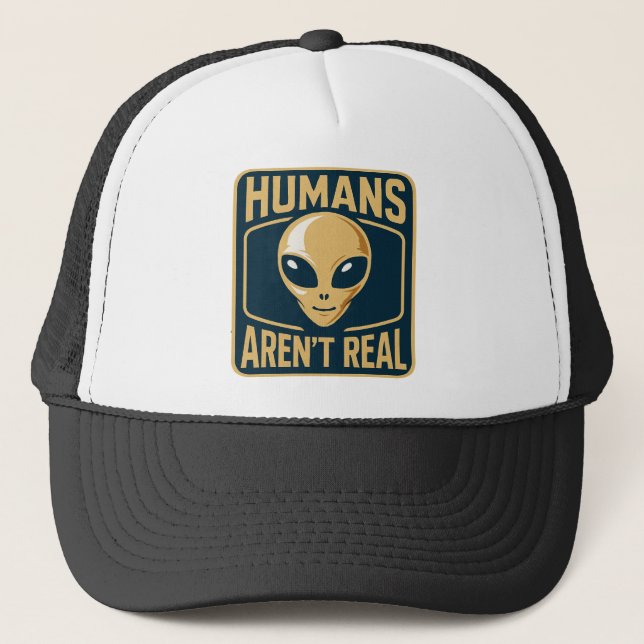 Les humains ne sont pas de vrais Casquettes (Devant)