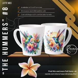 "Les Hummers" #8 Mug à Latte Colibri
