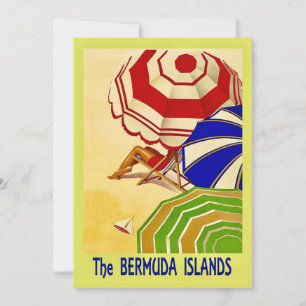 Les îles Bermudes 5x7 Grande Carte Postale