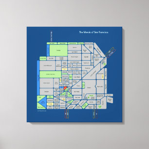 Les îles de SF, 2' x2 ont étiré la toile