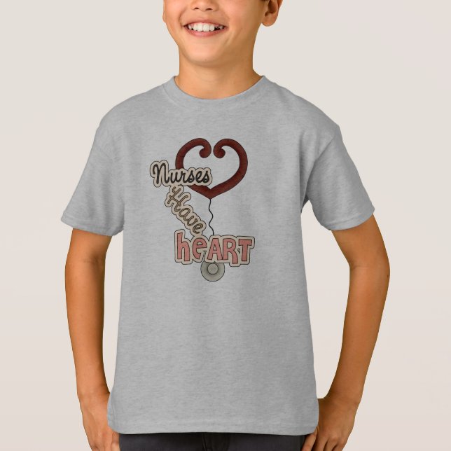 Les infirmières de stéthoscope ont le T-shirts et  (Devant)