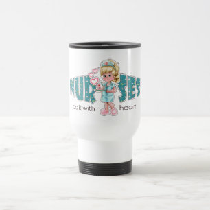 Les infirmières le font avec Heart. Mugs cadeaux d