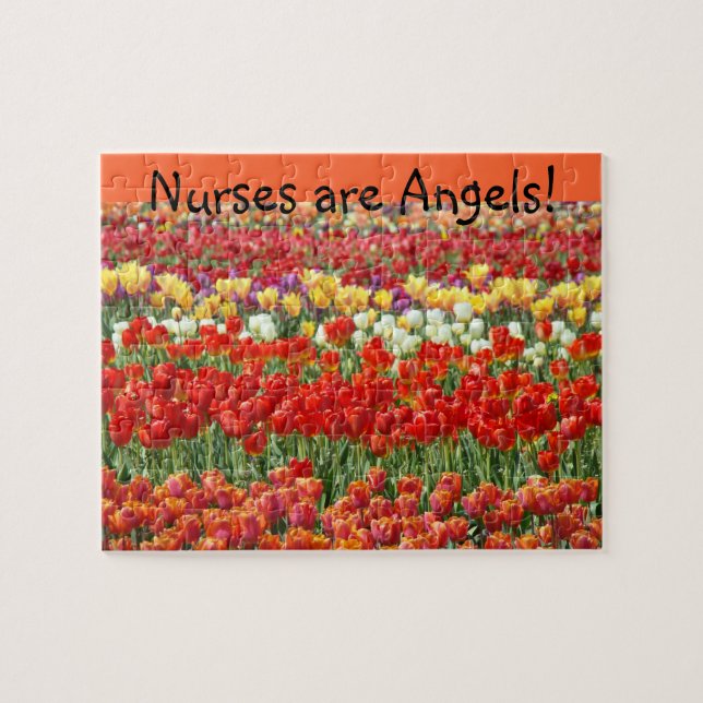 Les infirmières sont des Anges ! Cadeaux de puzzle (Horizontal)