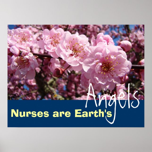 Les infirmières sont des Anges de la Terre affiche (Devant)