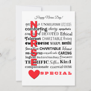 Les infirmières sont une carte spéciale