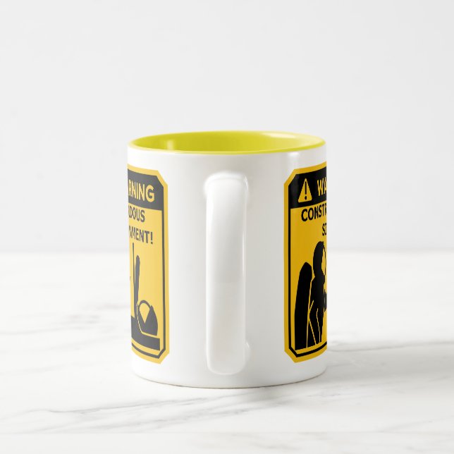 Les ingénieurs de l'espace avertissent Posters Mug (Poignée)