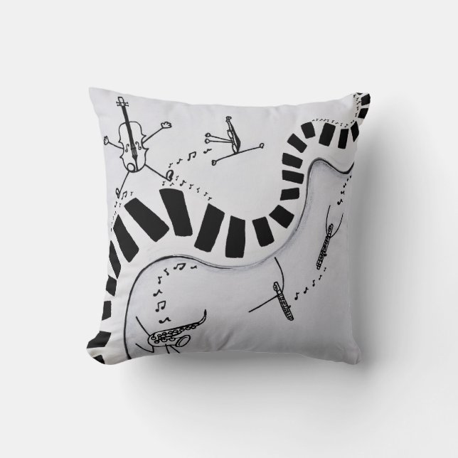 Les instruments de musique jettent le coussin (Recto)