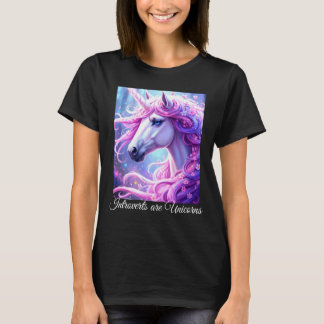 Les introvertis sont T-shirt Licornes