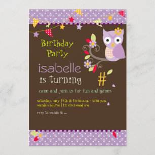Les invitations à la fête d'anniversaire