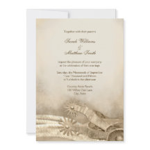 Les invitations au mariage occidental du pays rust