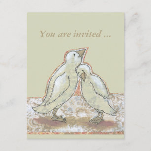 Les invitations de la douche nuptiale amusent les